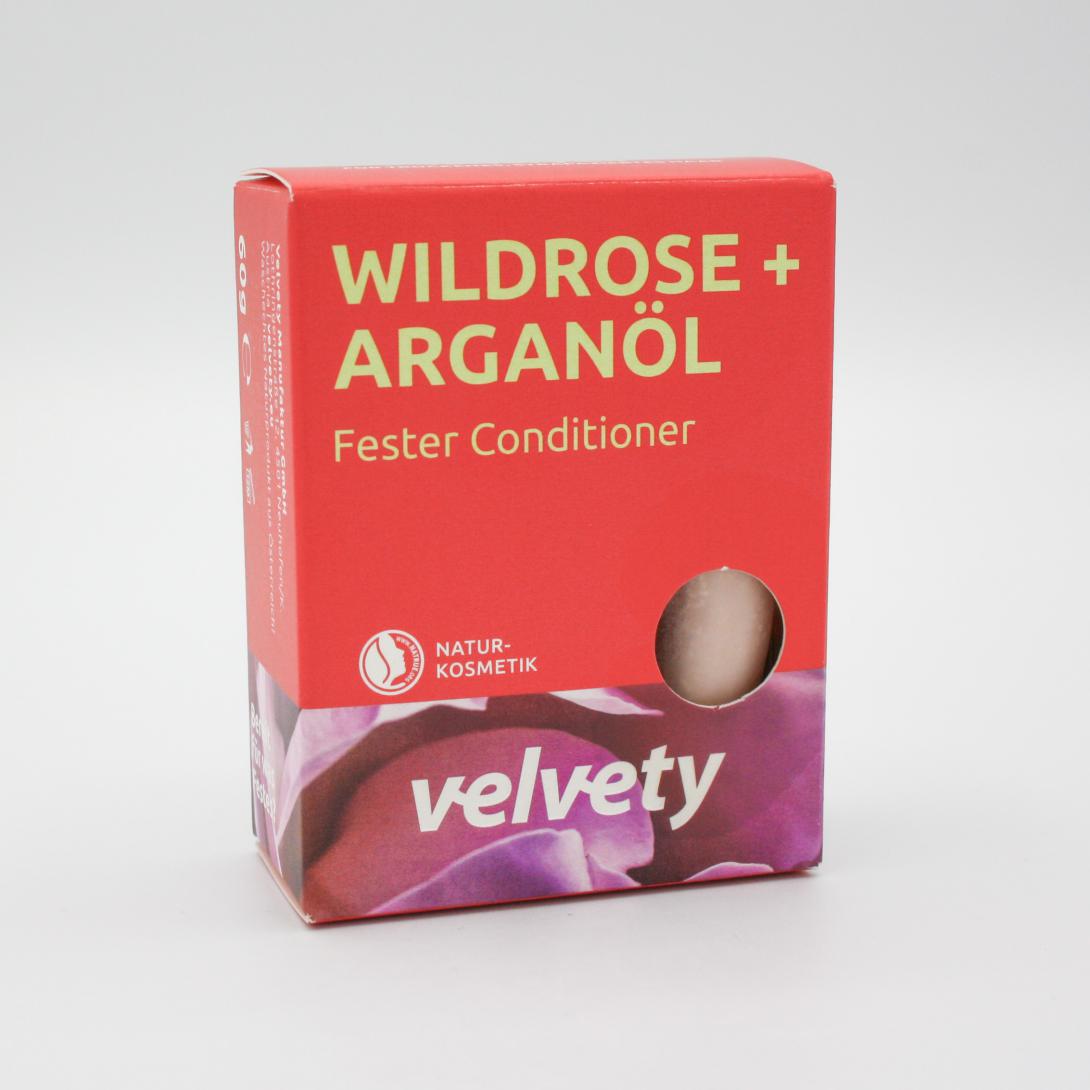Velvety Fester Conditioner Wildrose + Arganöl 60g NATRUE